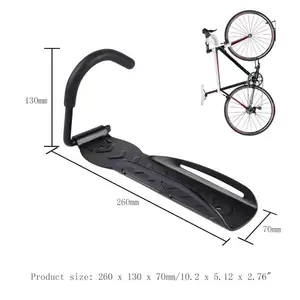 Wall Bicycle Mount Rack Bike Storage Hanger Hook Stainless Steel Garage Stand Holder 360 Degree Universal Bike Cycling Accessories