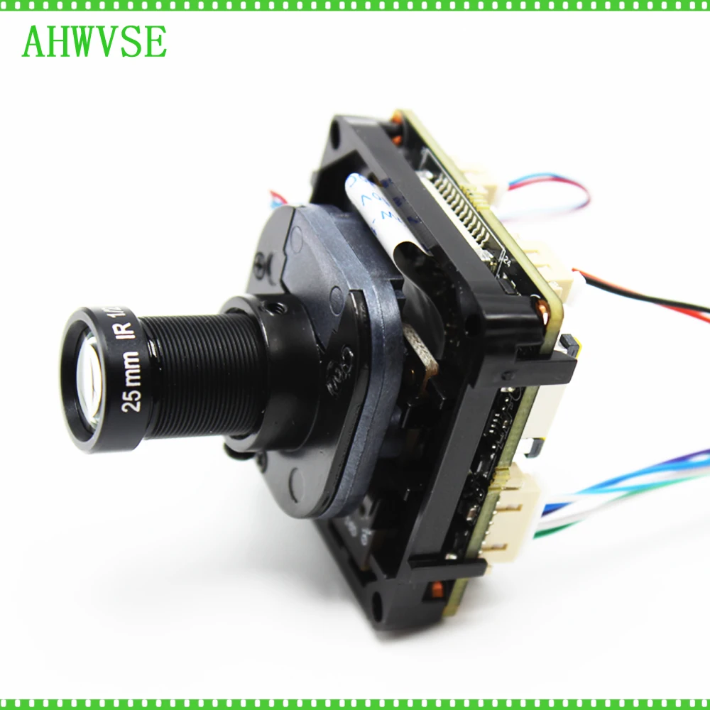 

5MP with 25mm Lens AHWVSE HD 5MP IP Camera Module with 3MP 1920P ONVIF H265 H264 Mobile IRCUT ONVIF