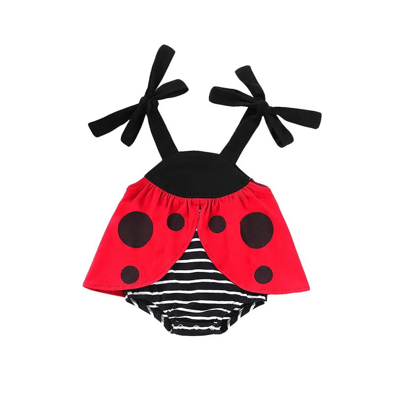 Baby Girl Clothes Novelty Style 2019 Newborn Baby Boy Girsl Unisex Clothes Cotton Ladybug