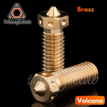 trianglelab Top quality V6 volcano Nozzle for 3D printers hotend 5pcs/lot volcano upgrade kit for E3D volcano hotend volcano trek