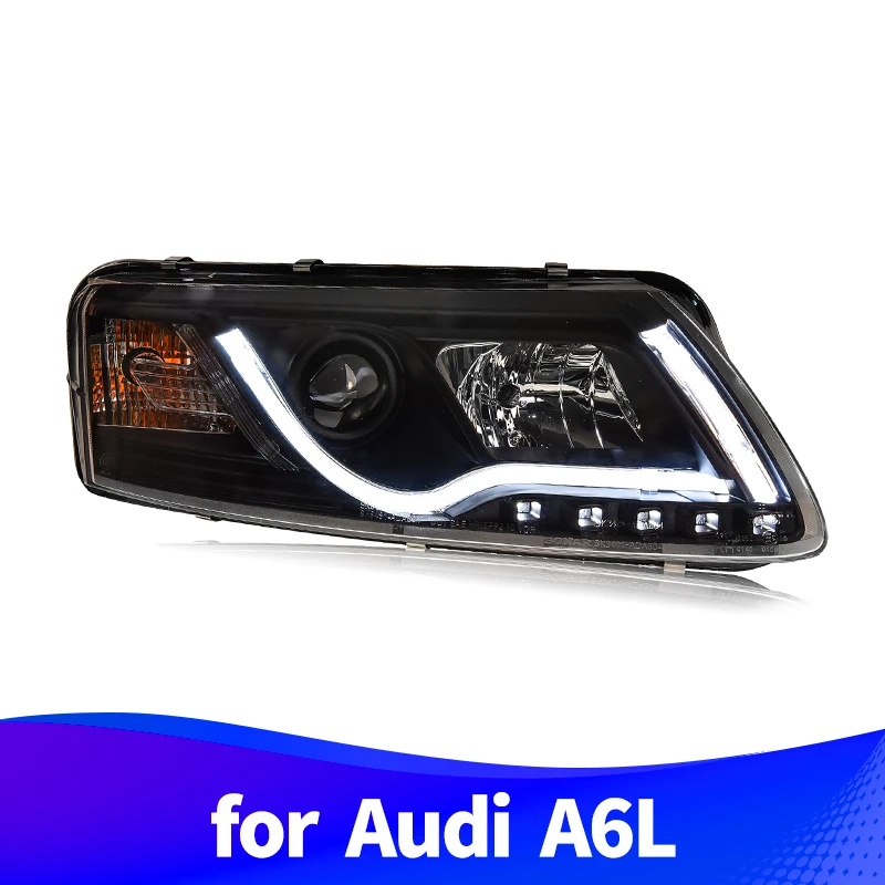 

Headlight Assembly for Audi A6 2005-2012 LED width lamp xenon low beam turn signal