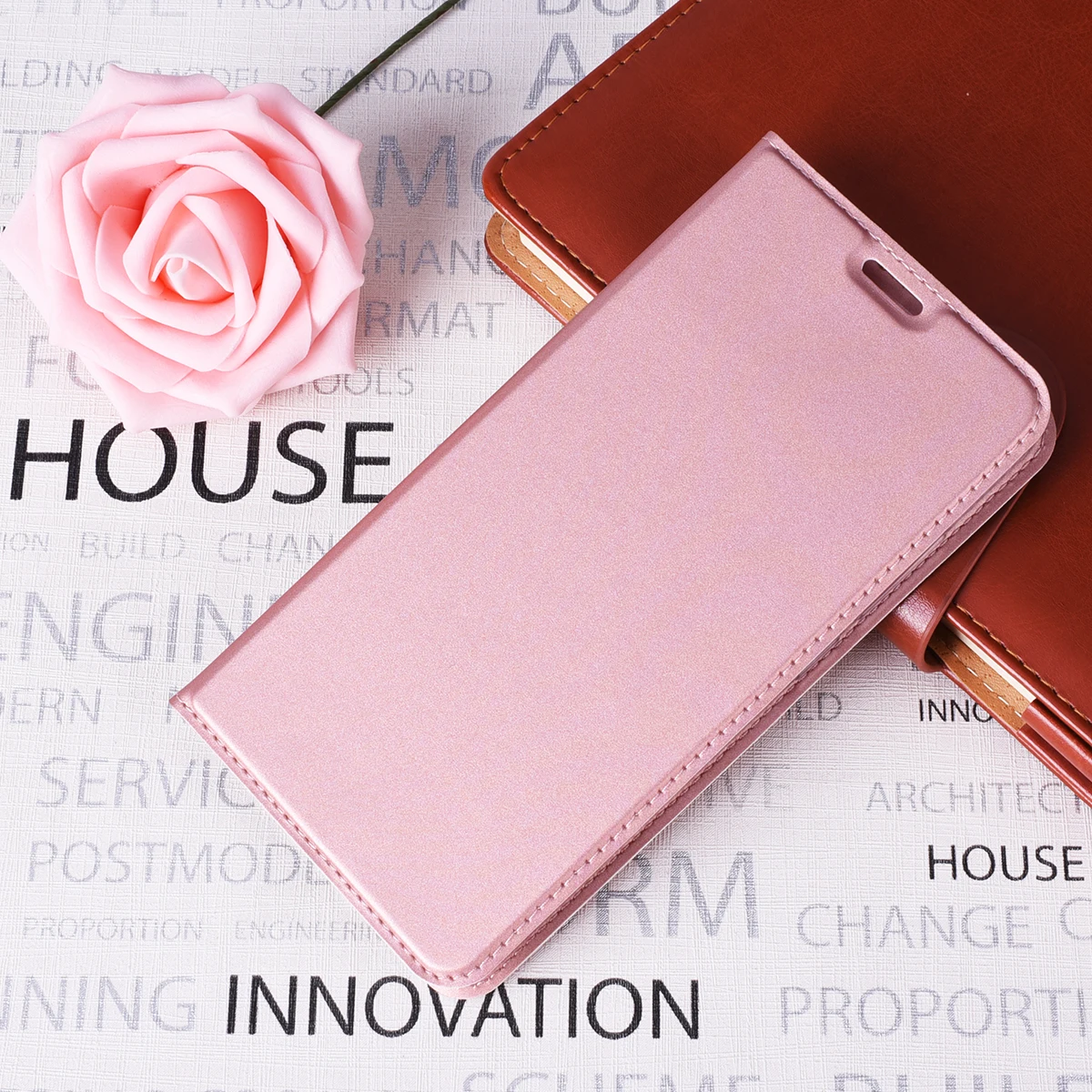 Роскошный флип-чехол для Xiaomi Redmi Note 6 Pro кожаный чехол с подставкой кошелек картой