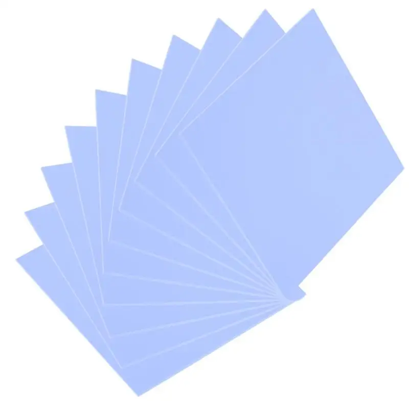 

100x100mm Cooling Silicone Thermal Pad Sheet Laptop Computer CPU Graphics Card Chip Heat Sink Radiator 0.5mm Thickness Heatsink