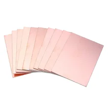 10 sztuk 7x10 cm jednostronna miedzi PCB płyty FR4 płyty z włókna szklanego