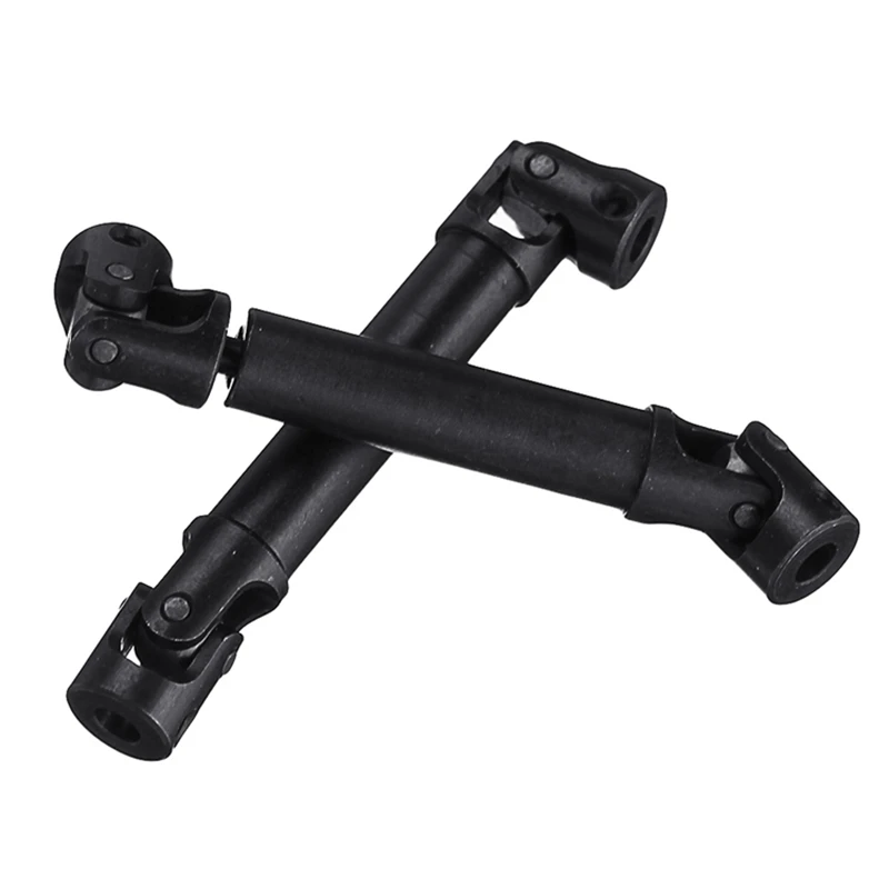 

2PCS Black Upgrade Metal Parts Drive Shaft For WPL HengLong 1/16 Remote Control Crawlers Car