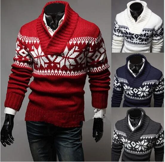 Are Christmas Sweaters In Or Out Of Style In 2022 2022 England Style Men Sweater Pullovers Sweater Slim O-Neck Men Sweater  Fashion Men Christmas Sweaters - Pullovers - Aliexpress