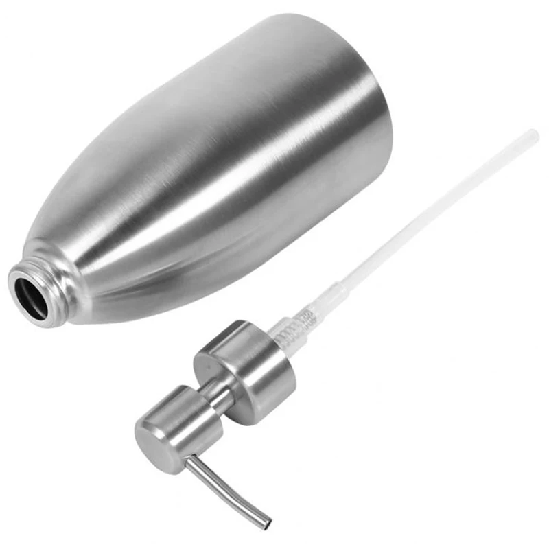 500Ml Stainless Steel Soap Dispenser Kitchen Sink Faucet Bathroom Shampoo Box Soap Container Deck Mounted Detergent Bottl 500Ml Stainless Steel Soap Dispenser Kitchen Sink Faucet Bathroom Shampoo Box Soap Container Deck Mounted Detergent Bottl