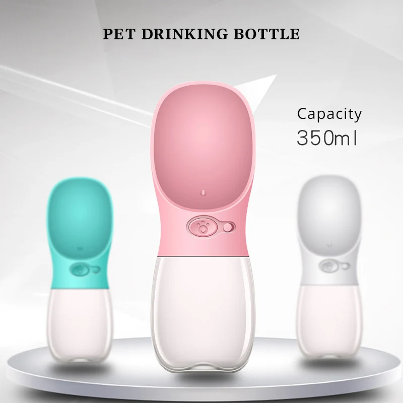 

Pet Dog Cat Water Bottle Portable Travel Cups Outdoor Feeder Water Drinking Bowl 350/550ML Small Large Dogs Pet Products