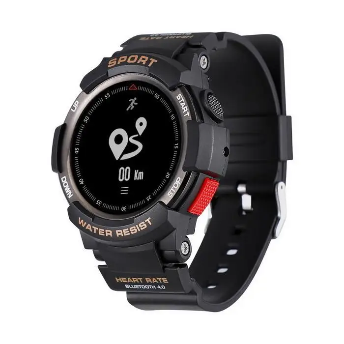 

2018 NEW No.1 F6 Smartwatch IP68 Waterproof Bluetooth 4.0 Dynamic Heart Rate Monitor Smart watch For Android ISO phone
