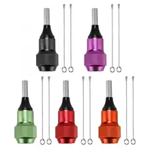 30 мм регулируемый сплав Нескользящая ручка для татуировки Трубка аксессуары для тату машины иглы для татуировки ручка трубка