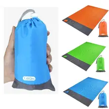 140x200 см Карманный пляжный коврик для пикника, песочное одеяло, водонепроницаемое, для кемпинга, для улицы, для пикника, палатка, складной чехол, постельные принадлежности с 4 гвоздями