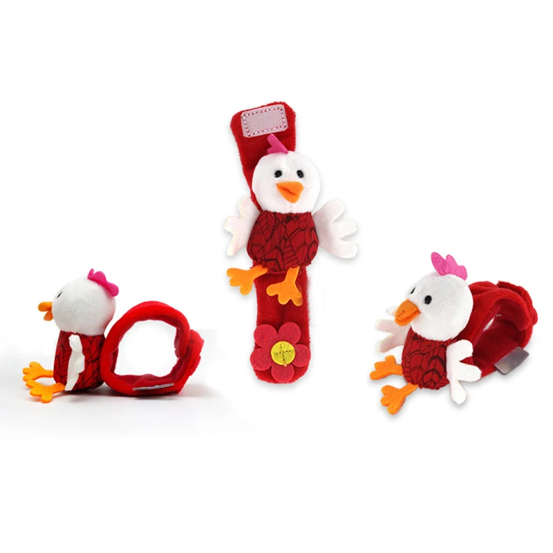 

Animals Pattern Baby Infant Soft Hand Wrist Hand Wrist Bells Foot Sock Rattle