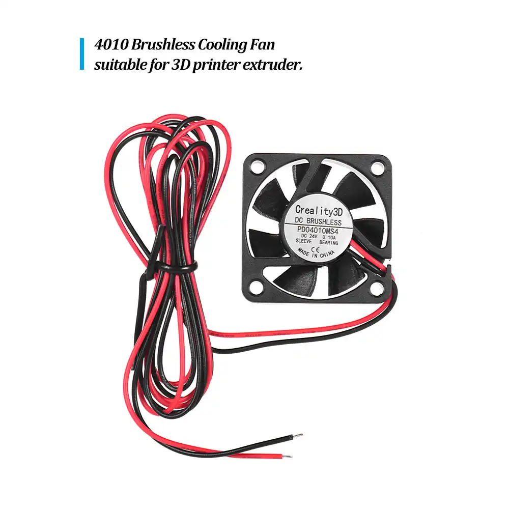 Original Creality Official 4010 Cooling Fan 24V DC Cooling Fan and 24V Circle Fan for 3D Printer Parts Ender 3//Ender 3 Pro
