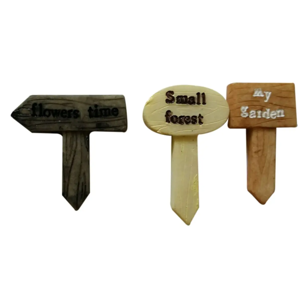 

SNNY NEW 3-Piece Miniature Fairy Garden Ornament Road Signs