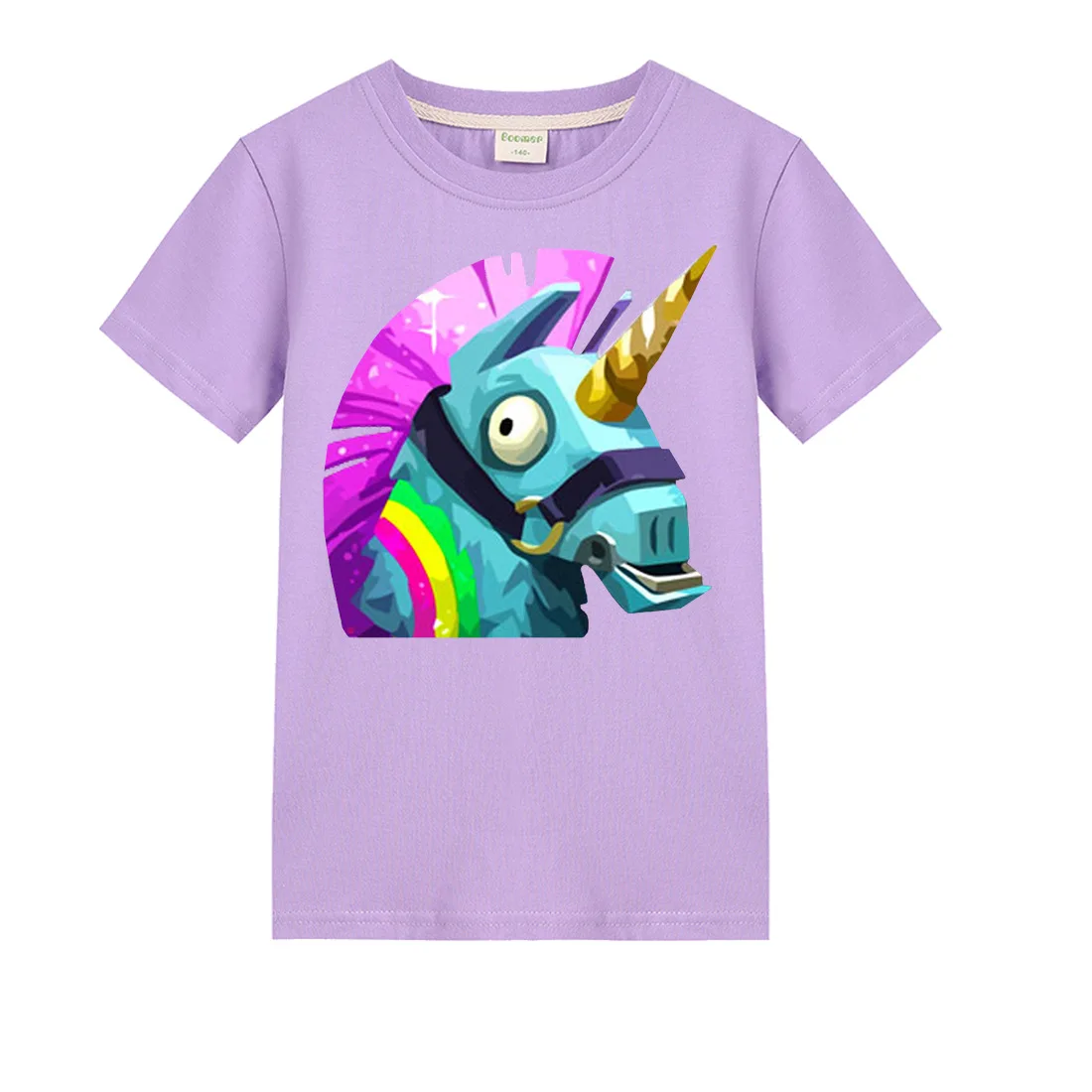 

New 12 color short sleeve fortnight t-shirt boy summer Kids costume casual Fornite shirt cotton children battle royale clothes