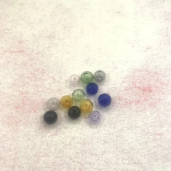 

100pcs/lot 10mm Mix Color Glass bubble Bottle Vial For Ring Earring Pendants round glass bottle ball hollow diy jewelry findings