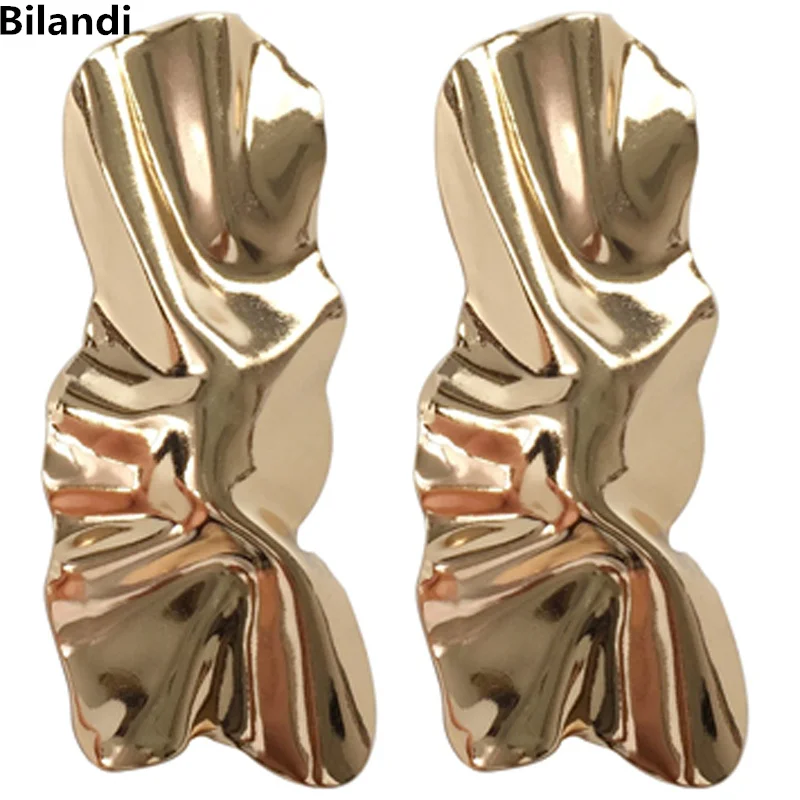 Blandi, новинка, Европейская и американская мода, ювелирное изделие, простой открытый металлический браслет, модная панк Женская Геометрическая круглая бижутерия с блестками