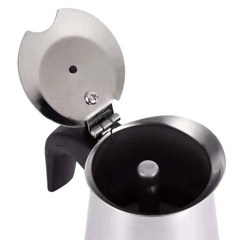 Нержавеющая сталь Moka Кофеварка Mocha эспрессо латте плита фильтр кофейник Percolator