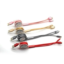 Xiaomi Выдвижной 3 в 1 usb кабель для зарядки type-c USB Дата-кабель для зарядки и передачи данных кабель для зарядки телефона