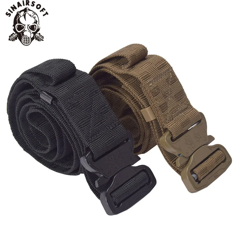 Military Tactical Belt Nylon Training Equipement Combat Waist Shooting