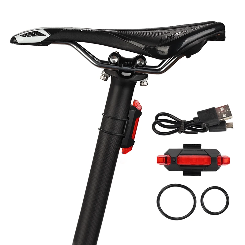 SOPEDAR MTB Bike Led Front Light USB Charge Rear Taillight Lamp Lantern For Bicycle Cycling Mountain Bike Flashlight Accessories