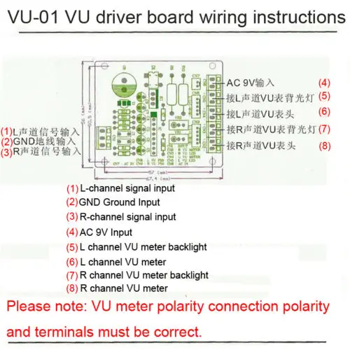 DYKB 2 шт панель VU Meter Header теплый задний светильник запись и дБ Аудио Уровень усилитель мощности индикатор+ плата драйвера