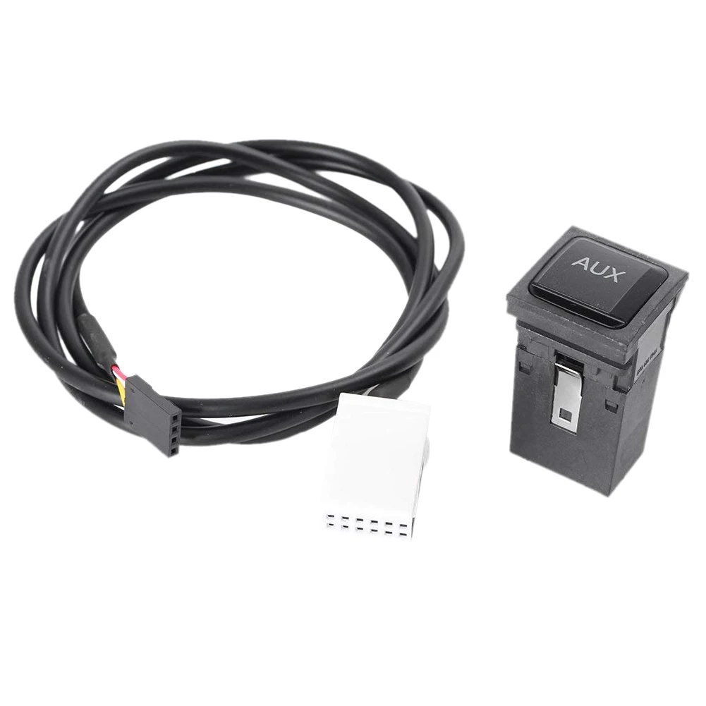 

OPQ-Car AUX Adapter Switch Line Cable for VW Volkswagen Rabbit Scirocco Golf/GTI/R MK5 MK6 2005-2014