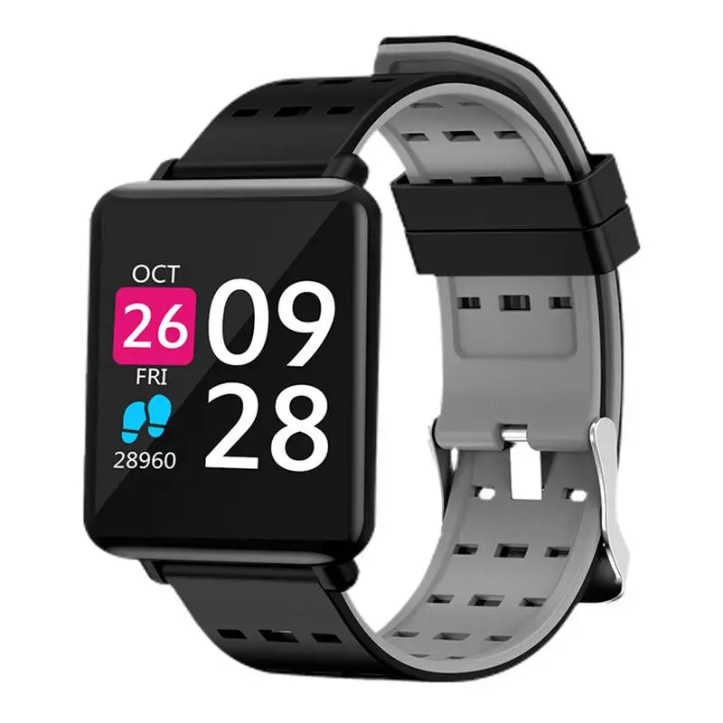 

1.44 Inch Smart Bracelet Color Screen IP67 Waterproof Heart Rate Blood Pressure Blood Oxygen Monitoring Sport Fitness Bracelet