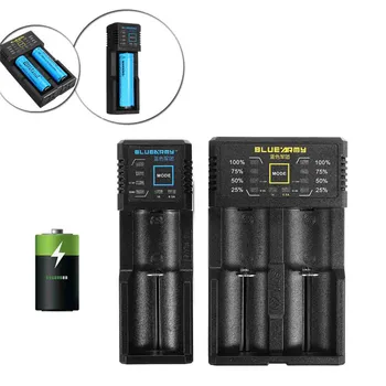 

Single Double Slot Battery Charger USB For 18650 26650 IMR/Li-ion/Ni-MH/Ni-Cd Rechargeable Battery Smart Charger