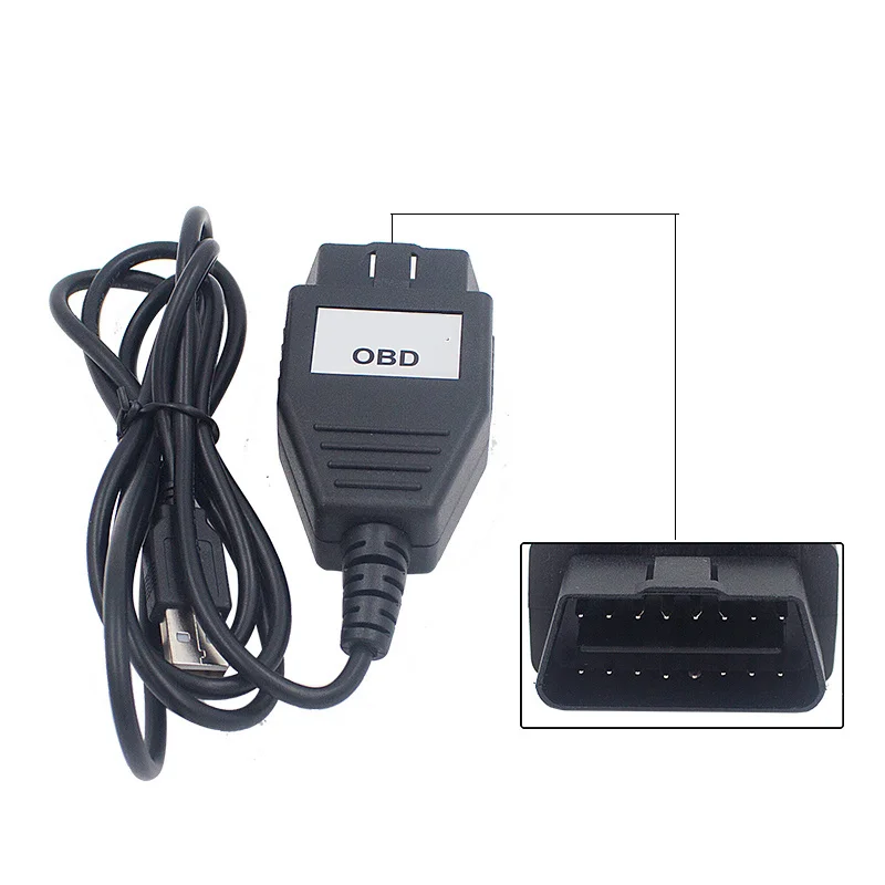 

Newest Professional OBD2 Focom Mini Usb Interface For Ford Vcm Vcm Device Obd Diagnostic Cable Connetor