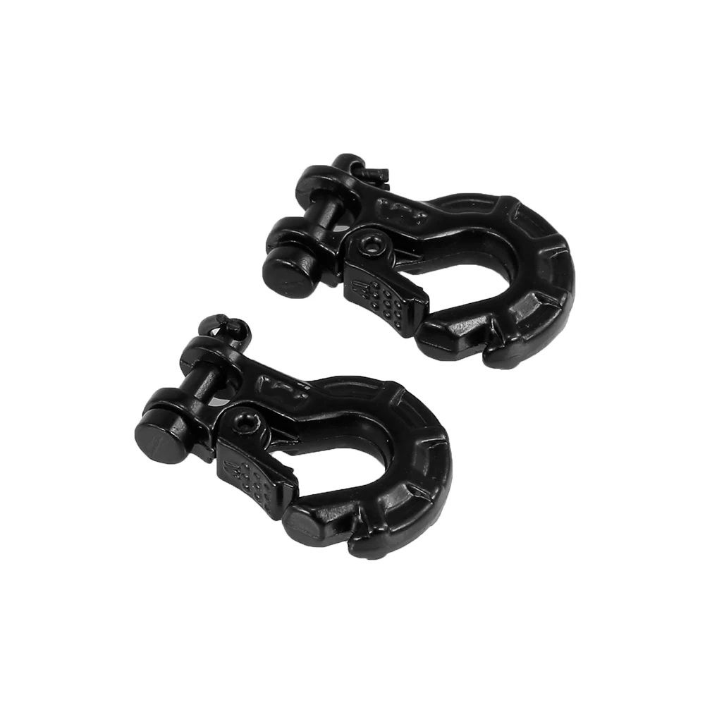 

2PCS Simulation Aluminum Trailer Hook Winch Hook for 1/10 RC4WD TRX4 D90 AXIAL SCX10 RC Car Decoration Parts