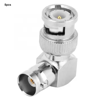 

micro usb connector 5pcs L Shape 90 Degree Brass BNC Male to Female Connector Coaxial Cable Wire Adapter led strip connector.