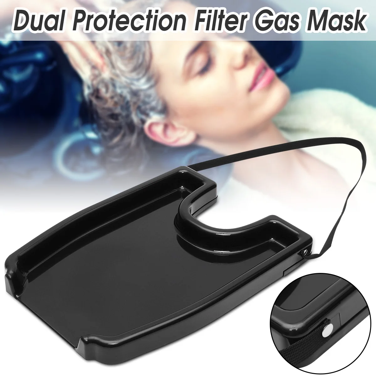 Portable Shampoo Tray Washing Bowl Hair Wash Sink Basin Salon Home