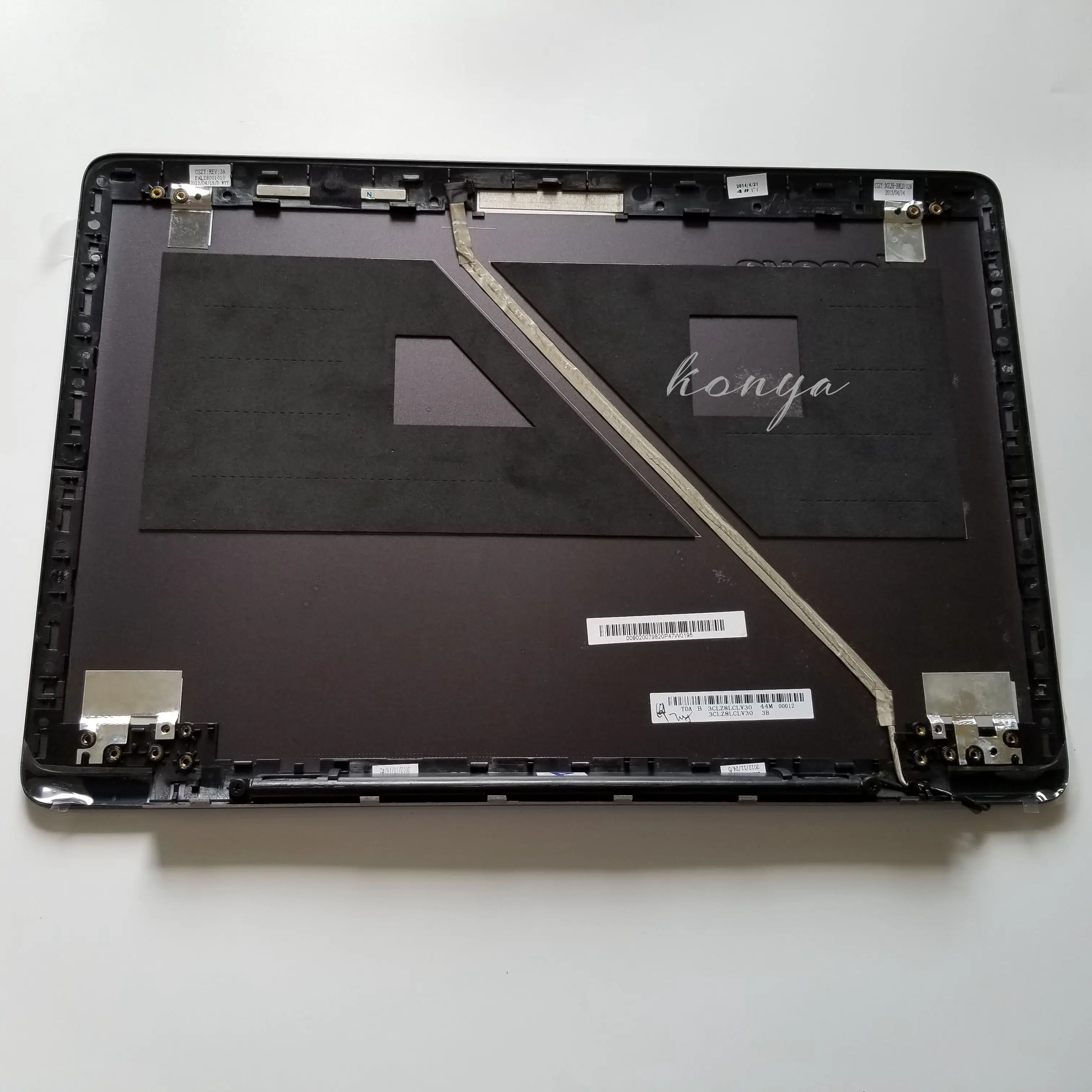 

New Genuine For Lenovo U410 LCD Back Cover Rear Lid Cover 3CLZ8LCLV30 Non Touch Metal Grey