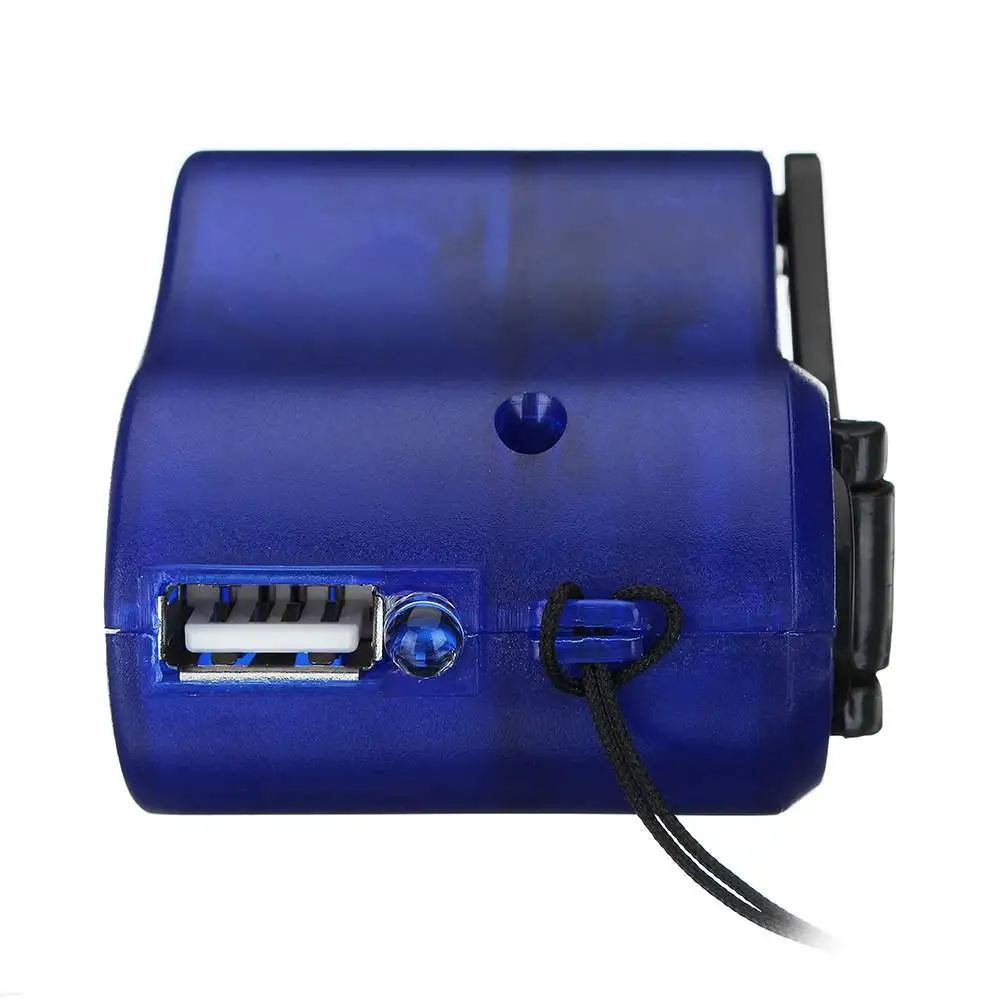 Portable USB Hand Cranked Power Generator Outdoor Emergency Digital Display Phone Charger Manual Shake Energy Charger Blue Portable USB Hand Cranked Power Generator Outdoor Emergency Digital Display Phone Charger Manual Shake Energy Charger Blue