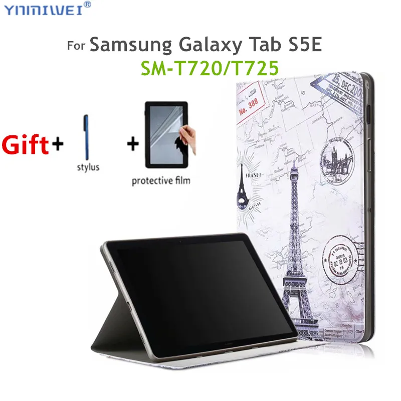 

Magnet Case For Samsung Galaxy Tab S5E 10.5 inch Smart Cover Stand PU Leather Fundas Case For Samsung Tab S5E SM-720 SM-725