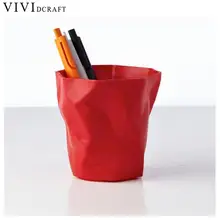 Держатель для карандашей горшок Настольный органайзер стенд Vividcraft офисный стол аксессуары ручка держатель легкое белое ручки для офиса Пластик масштаба 1: 6