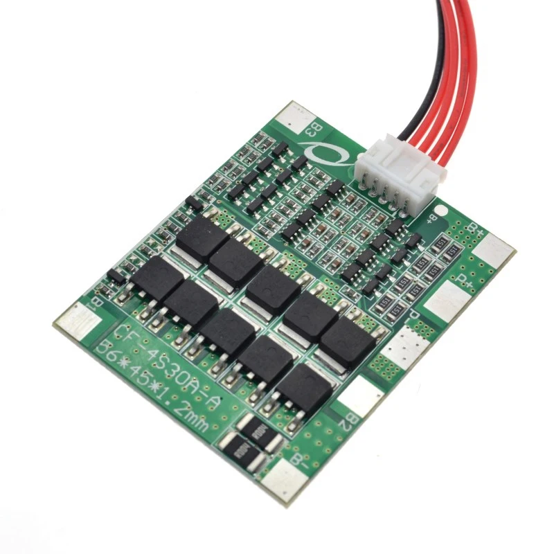 4S 30A 14 8 V литий ионный аккумулятор 18650 Bms упаковывает Щит защиты печатной платы с