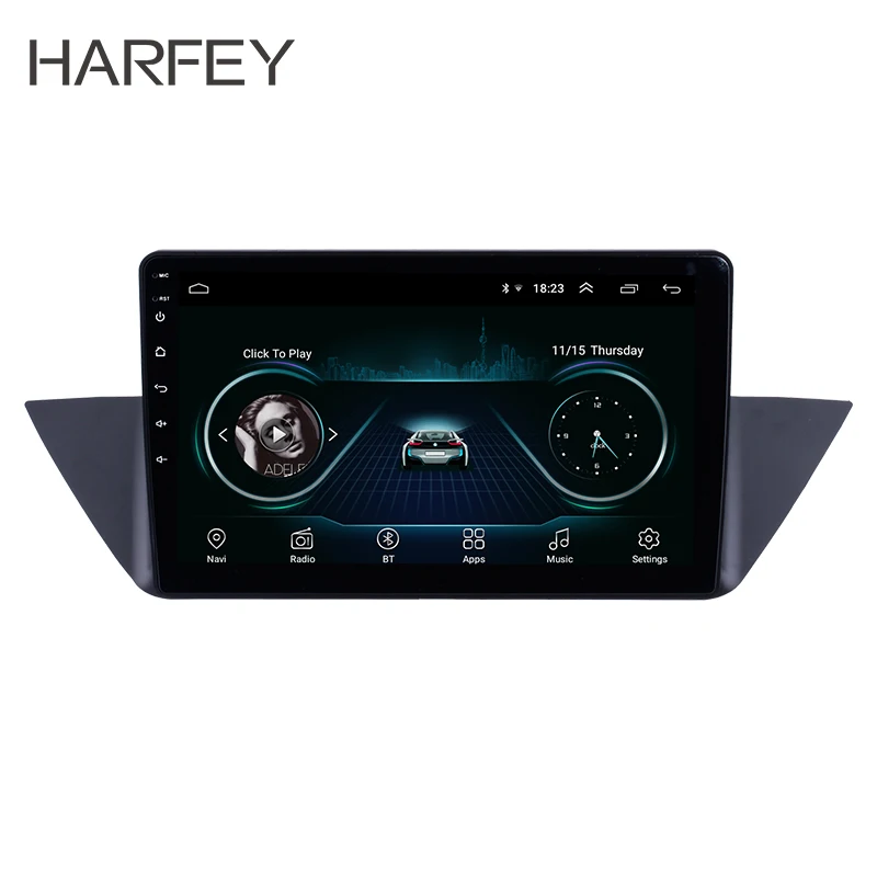 Harfey 10.1 inch Android 8.1 touchscreen autoradio for BMW X1 E84 2009-2013 radio upgrade GPS navigation HD 1080P Video WIFI