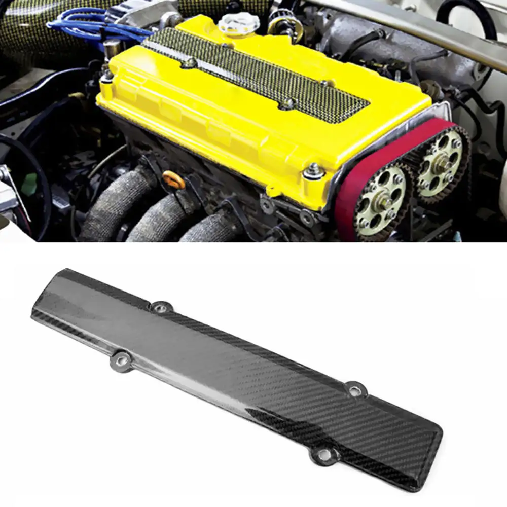 Крышка клапана из углеродного волокна вставка свечи зажигания для Honda B18 B16 B Series