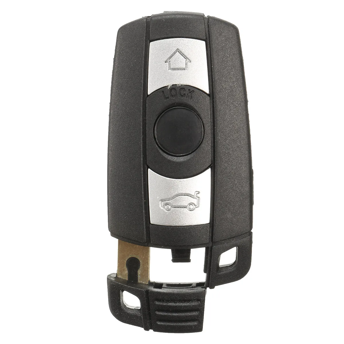 

3 Buttons Remote Key Case Shell With Keychain Keyring For BMW 1 3 5 6 7 Series X5 X6 Z4 E70 E71 E72 E82 No Chips