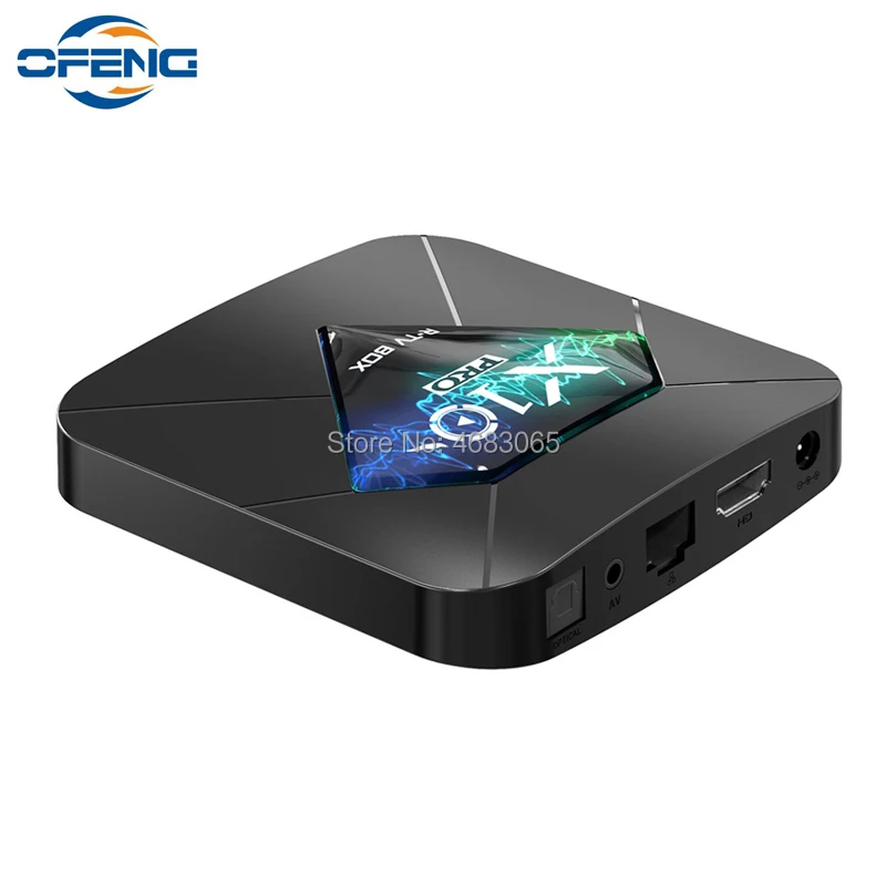  X10 PRO Smart TV BOX Amlogic S905 X2 Android 8.1 4GB DDR4 64GB 2.4G/5G Dual WiFi USB3.0 BT4.0 Suppo
