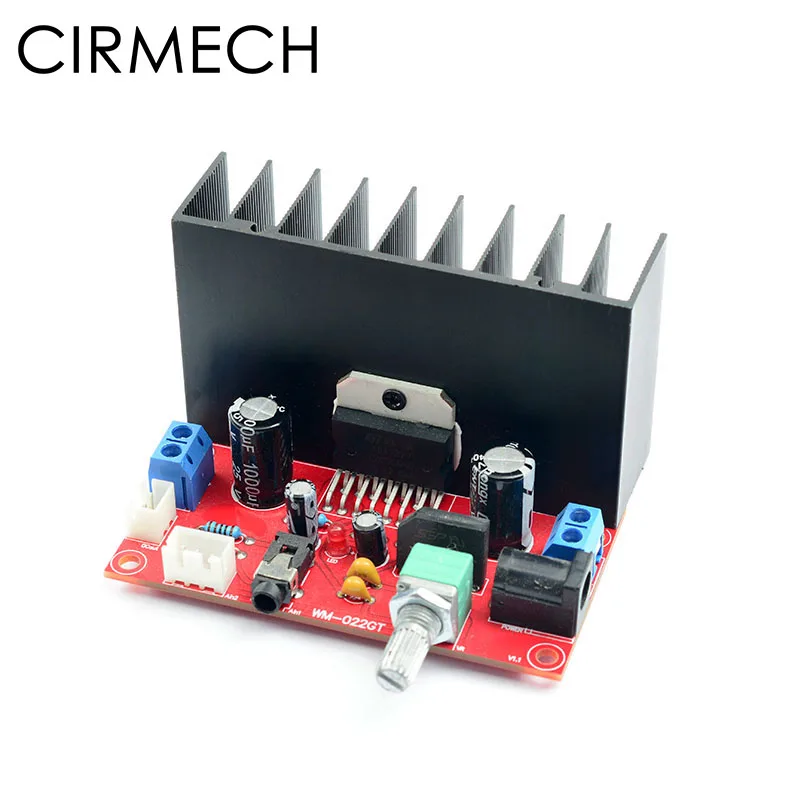 

CIRMECH TDA7377 2.0 channels amplifier Single power DC 12 30W computer amplifier two-channels Speaker Audio Amplifier Board