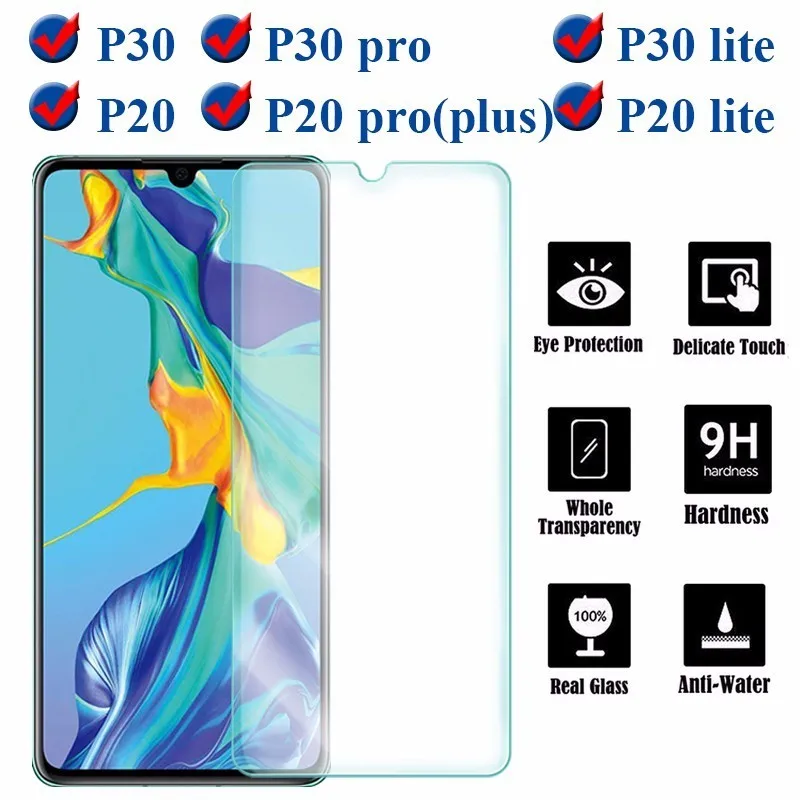 Защитное стекло P 30 для Huawei P30 Pro Lite стеклянная защита экрана Tremp Huavei p легкое