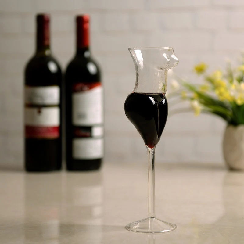 

Hot Creative Cup Glass Human Wine Glass Sexy Female Body Cup Whiskey Glass