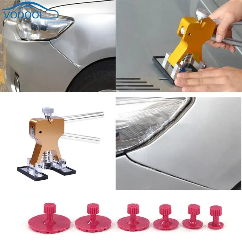 

10pcs Car Body Paintless Dent Hail Glue Puller Tabs Remover Pad Automobile Repair Tools Set