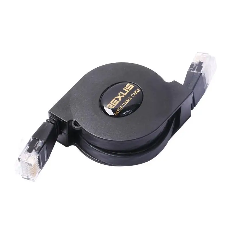 

1M / 2M 250 MHz Anti-corrosion Gold-plated Contacts High Speed Data Transmission Grand Cat 6 Ethernet Retractable Network Cable