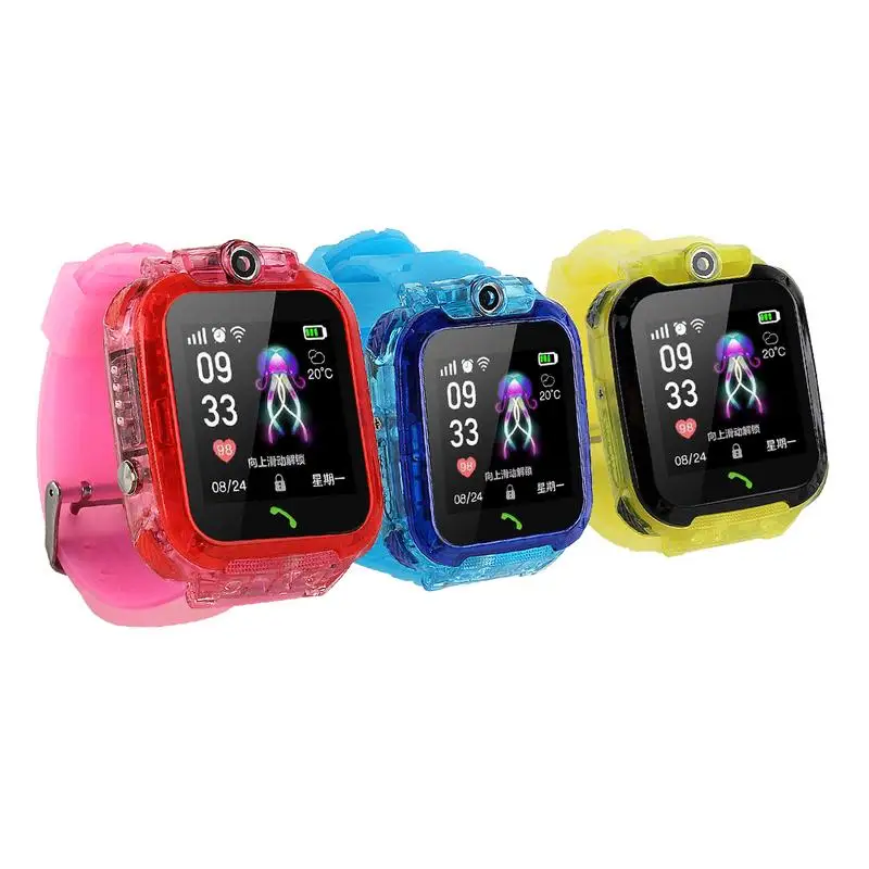 S12 Kids Children Phone Smartwatch With HD Screen IP67 Waterproof GPS Touch 1.44 Inch Color Touch Screen Cool Toys For Girls Boy