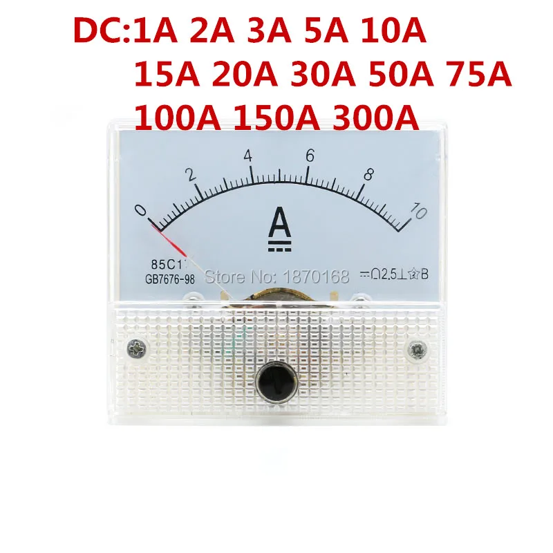 Medidor Analógico De AMP Y VOLT DC - Panel Para Medir Corriente Y Voltaje, Modelo DH-670