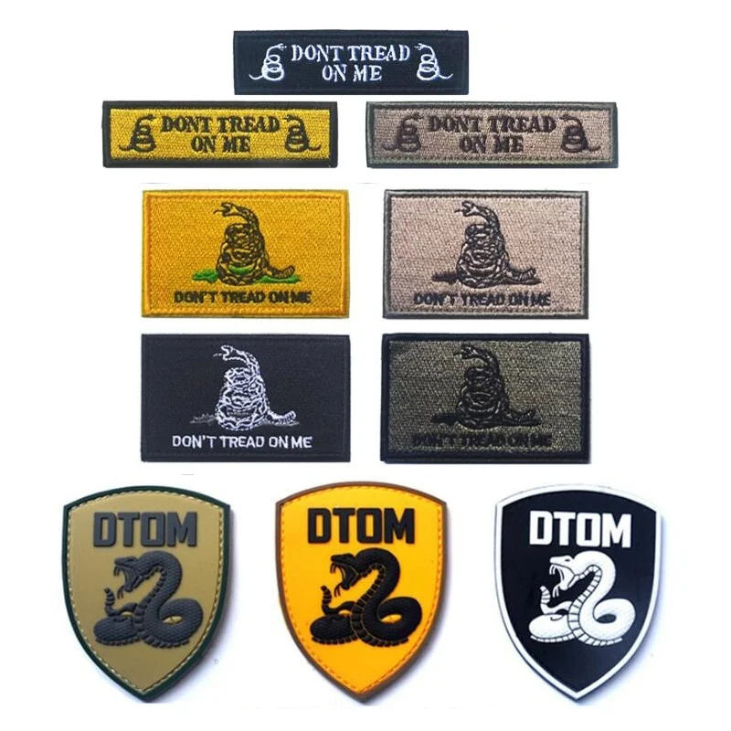 

Dont Treat On me Patch Emblem Armband Badge Military Tactical Morale Decorative Patches Sewing Applique Embellishment